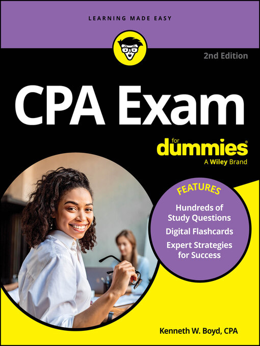 Title details for CPA Exam For Dummies by Kenneth W. Boyd - Available